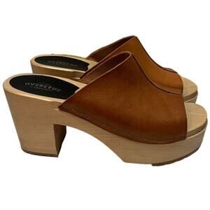 Swedish Hasbeens Brown Leather Sandals